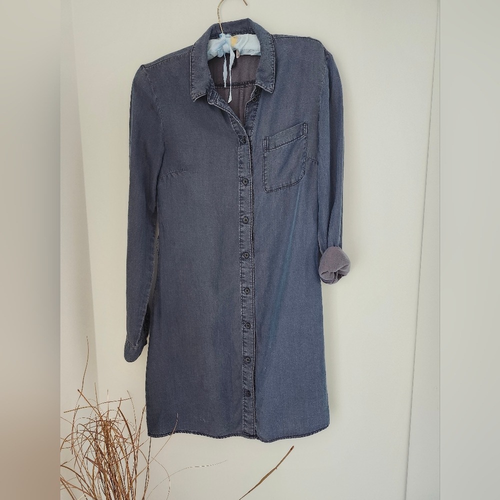 H&M Divided Long Sleeve Denim Dress